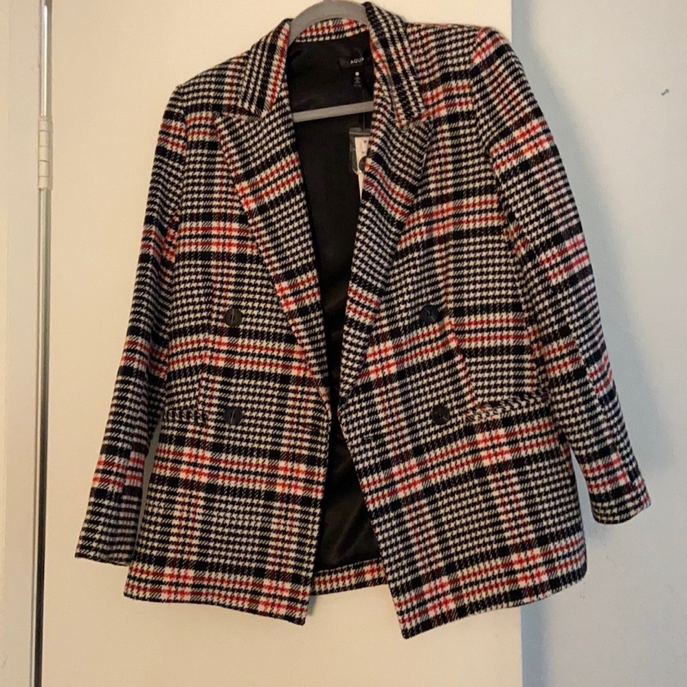 Plaid Blazer